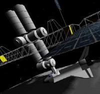 Microsoft Space Simulator - stacja kosmiczna