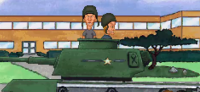 MTV's Beavis and Butt-Head in Virtual Stupidity - czołg