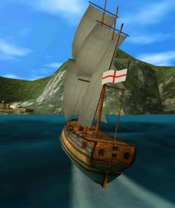 Sea Dogs - płynący statek