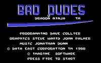 Bad Dudes vs. Dragon Ninja