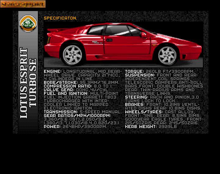 Lotus Esprit Turbo Challenge
