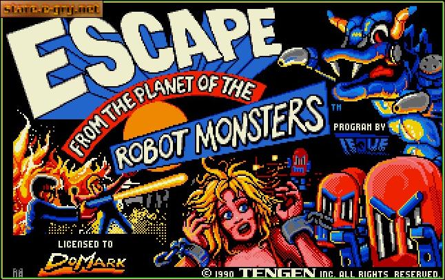 Escape from the Planet of the Robot Monsters