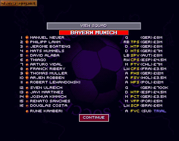 Sensible World of Soccer 2016/2017