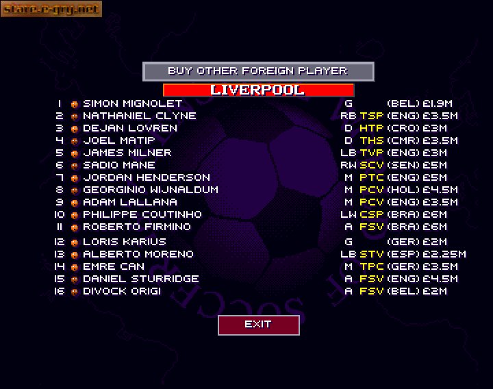 Sensible World of Soccer 2016/2017