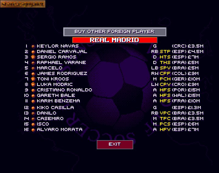 Sensible World of Soccer 2016/2017