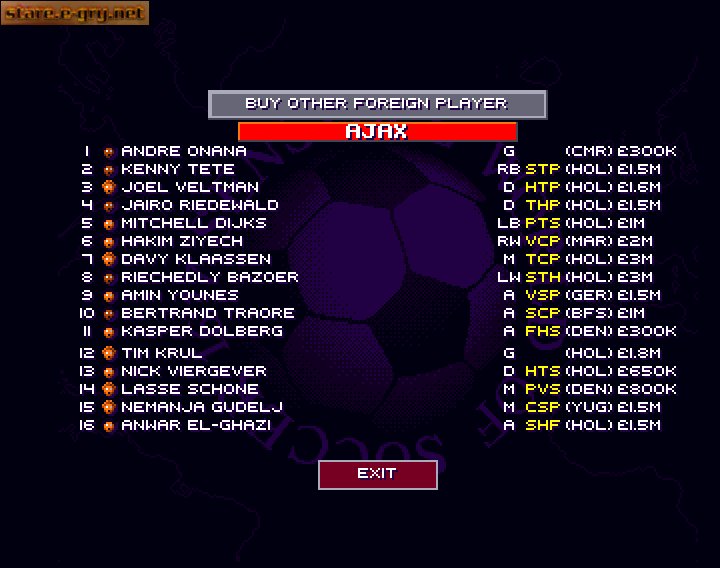 Sensible World of Soccer 2016/2017