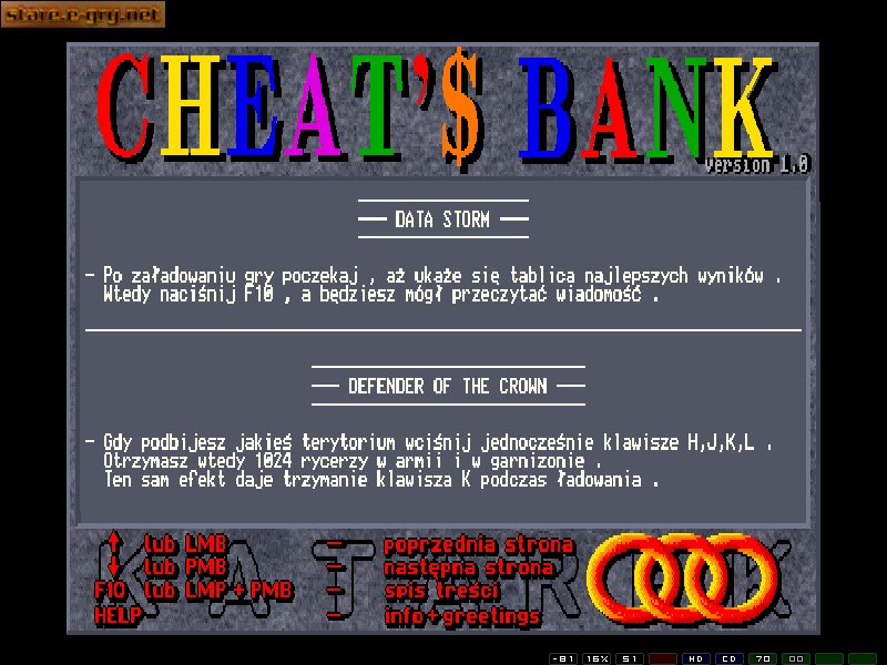 Cheat's Bank