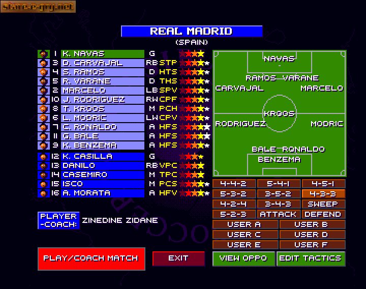Sensible World of Soccer 2016/2017