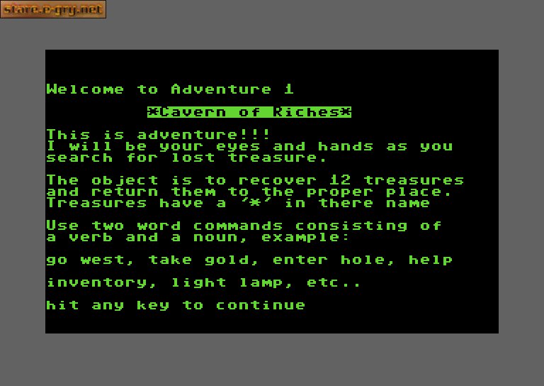 Adventure 1: Cavern of Riches
