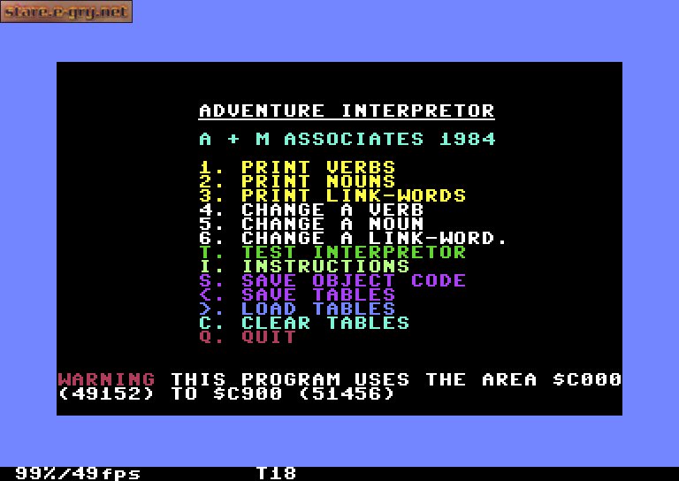 Adventure Interpretor