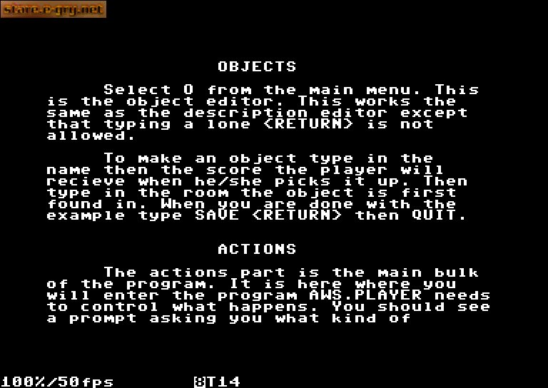 Adventure Writing System