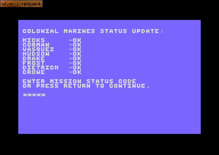 Aliens: The Computer Game
