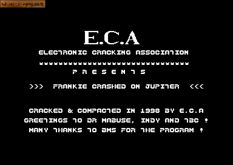 Frankie Crashed on Jupiter