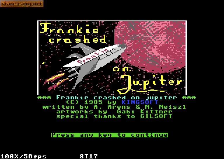 Frankie Crashed on Jupiter