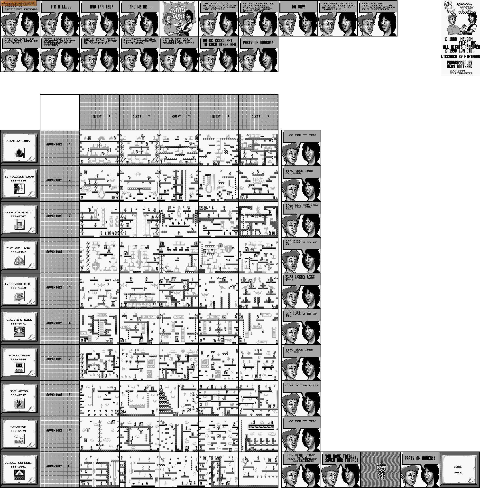 Bill & Ted's Excellent Gameboy Adventure