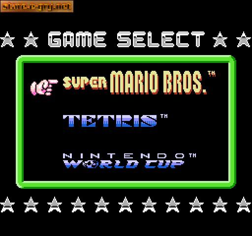 Super Mario Bros, Tetris, Nintendo World Cup