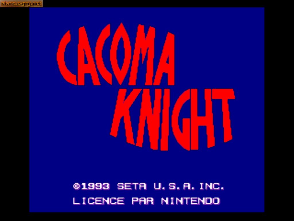 Cacoma Knight in Bizyland