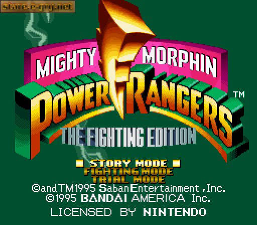 Mighty Morphin Power Rangers: The Fighting Edition