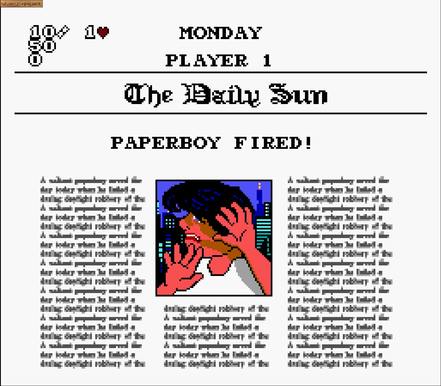 Screen - Paperboy 2