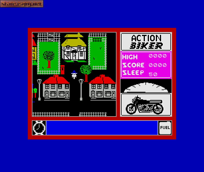 Action Biker: With Clumsy Colin