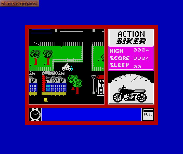 Action Biker: With Clumsy Colin