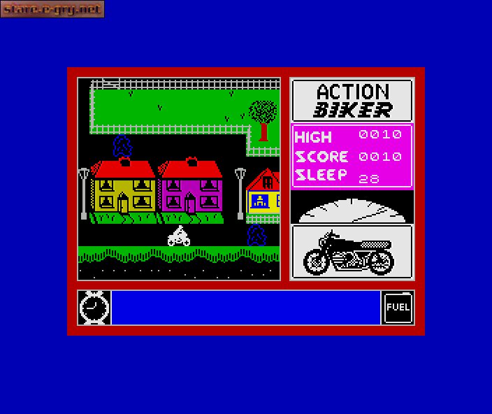 Action Biker: With Clumsy Colin
