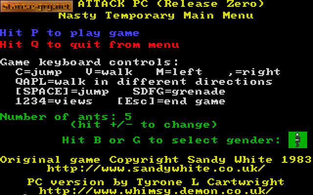 Ant Attack PC