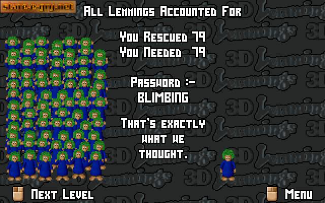 3D Lemmings