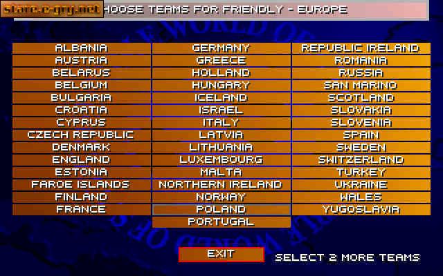 Sensible World Of Soccer