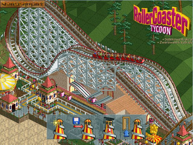 RollerCoaster Tycoon: Zwariowane Krajobrazy + Dodatkowe Atrakcje