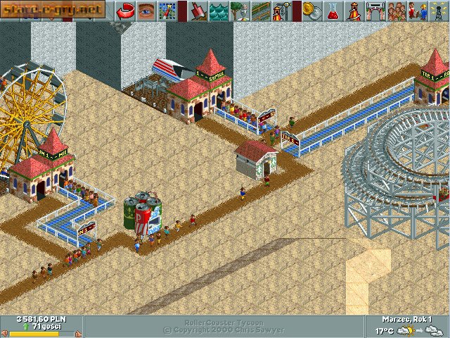 RollerCoaster Tycoon: Zwariowane Krajobrazy + Dodatkowe Atrakcje