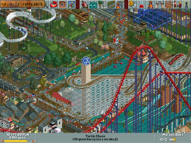 RollerCoaster Tycoon: Zwariowane Krajobrazy + Dodatkowe Atrakcje