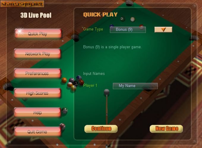 3D Live Pool