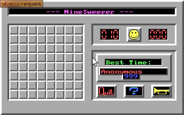 Minesweeper for DOS
