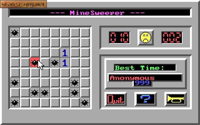 Minesweeper for DOS
