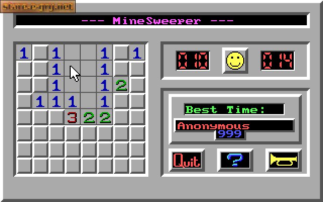 Minesweeper for DOS