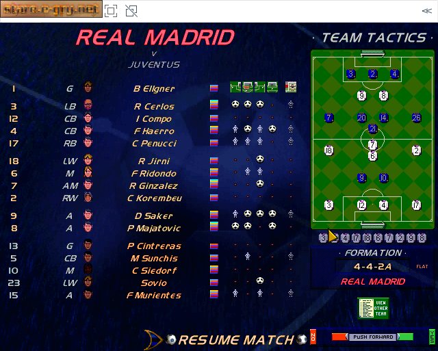 Sensible Soccer '98: European Club Edition