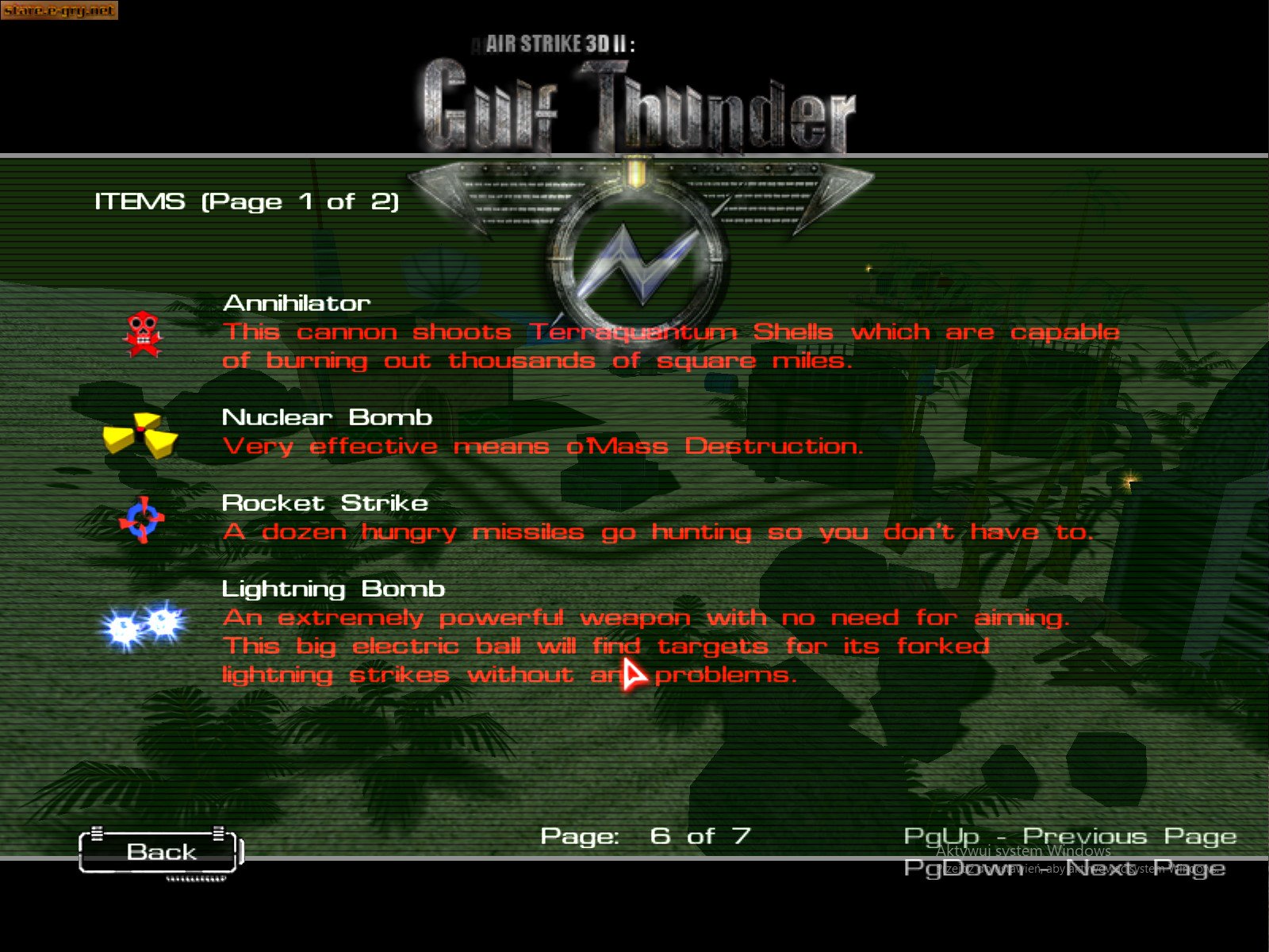 AirStrike II: Gulf Thunder