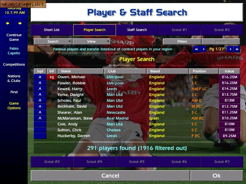Championship Manager Season 99/00