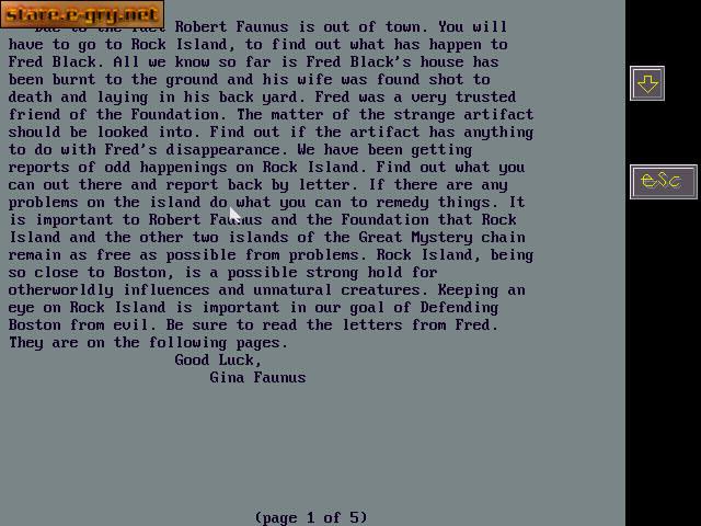 Defender of Boston: The Rock Island Mystery