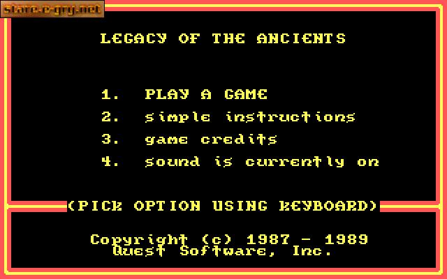 Legacy of The Ancients