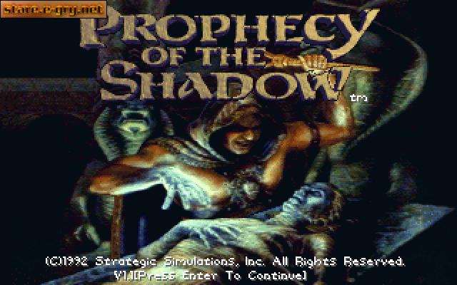 Prophecy of The Shadow