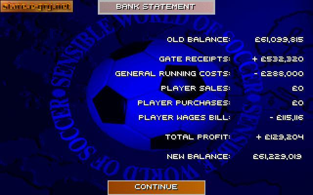 Sensible World Of Soccer
