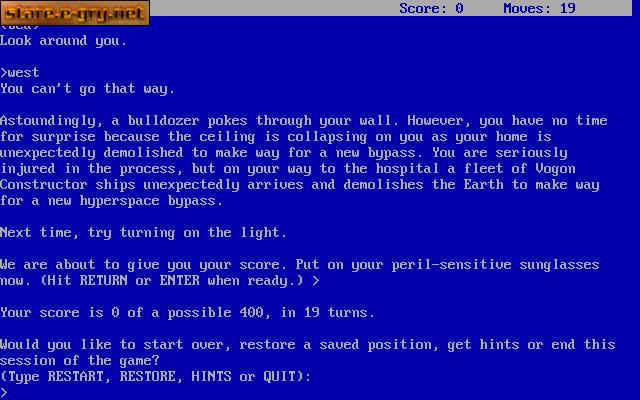 The Hitchhiker's Guide to the Galaxy