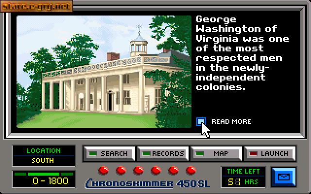 Where in Americas Past is Carmen Sandiego?