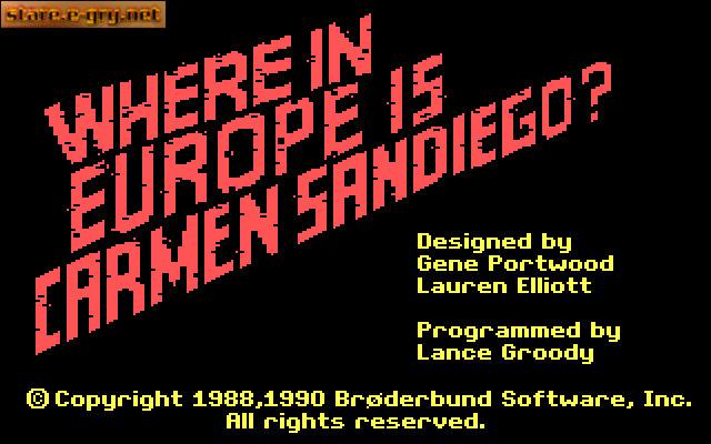 Where in Europe is Carmen Sandiego?