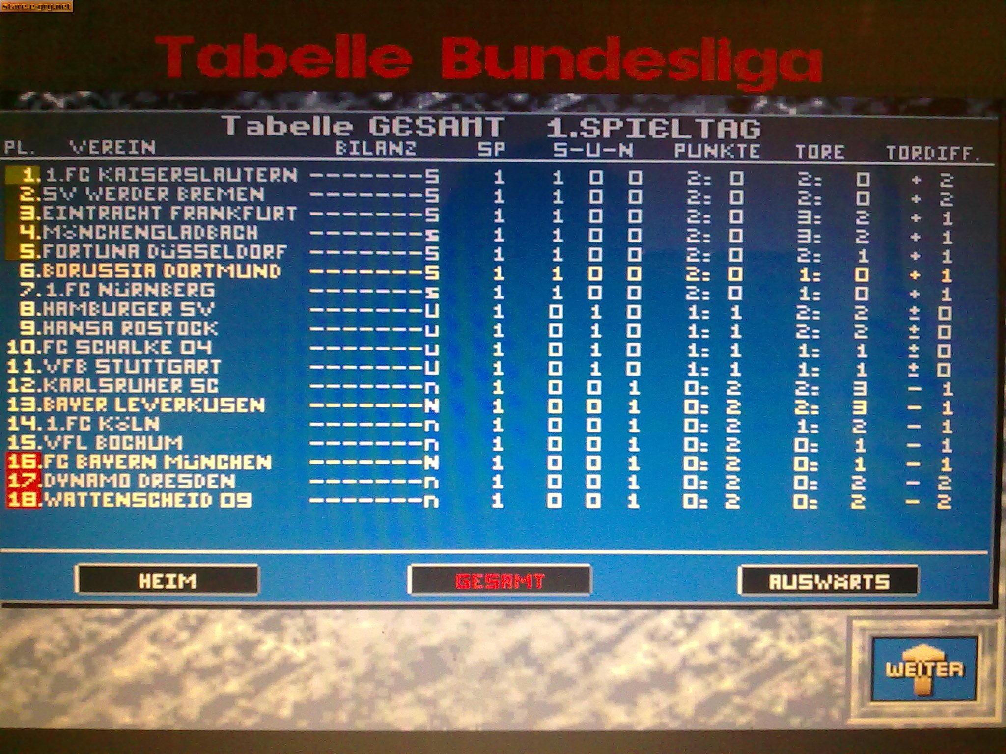 Bundesliga Manager Professional