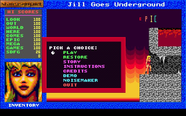 Jill of the Jungle: Jill Goes Underground
