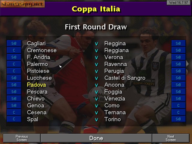 Championship Manager: Season 97/98