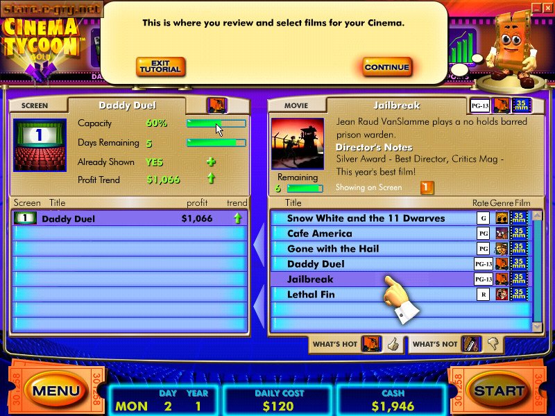 Cinema Tycoon Gold